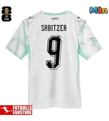 Österrike Marcel Sabitzer #9 Bortatröja VM 2026 Kortärmad
